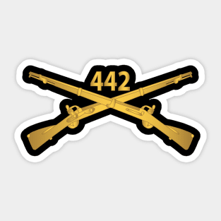 442nd Infantry Regiment - wo Txt w Br X 300 Sticker